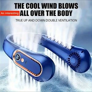 Neck Fan, 1 pc., NIP, Stay Cool, Blue